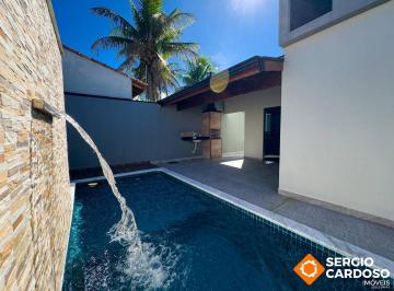 Casa · 125m² · 3 Quartos · 4 Vagas · CASA COM PISCINA NA PRAIA! 3 QUARTOS 2 SUITES - BOPIRANGA - ITANHAEM/SP