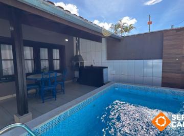 Casa · 194m² · 5 Quartos · 2 Vagas · SOBRADO 5 QUARTOS PISCINA LOCAL PREMIUM 250 M MAR ITANHAÉM SP