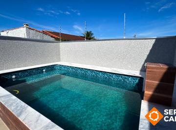 Casa · 96m² · 3 Quartos · 2 Vagas · LANÇAMENTO! 4 CASAS NOVAS ALTO PADRÃO EM ITANHAEM! ACABAMENTO PRIMOROSO