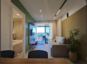 Apartamento · 44m² · 1 Quarto · 1 Vaga · Apartamento para Aluguel - Ondina, 1 Quarto,  44 m2 - Salvador