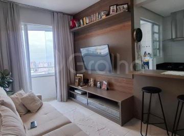 4 sala torre · Apartamento á venda 68m² vista Mar no bairro Estreito Florianopolis