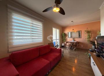 Apartamento · 55m² · 2 Quartos · 1 Vaga · Apartamento semimobiliado, 2 dormitórios , sacada e 1 vaga de garagem no bairro Humaitá, em Porto Al