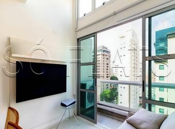 Apartamento · 44m² · 1 Quarto · 1 Vaga · Flat em Indianópolis, São Paulo/SP de 44m² 1 quartos para locação R$ 4.169,00/mes