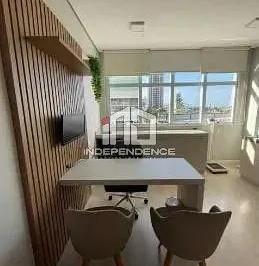 Sala comercial no Jardim Aquarius com móveis planejados com 2 ambientes, ar cond · Sala em Parque Residencial Aquarius, São José dos Campos/SP de 32m² à venda por R$ 380.000,00