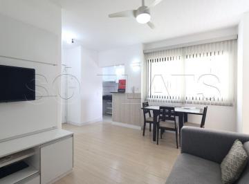 Apartamento · 50m² · 2 Quartos · 2 Vagas · Flat em Indianópolis, São Paulo/SP de 50m² 2 quartos para locação R$ 3.200,00/mes