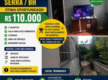Apartamento de 3 quartos, Belo Horizonte · R$110.000 Apartamento 3Qts, Serra, Belo Horizonte