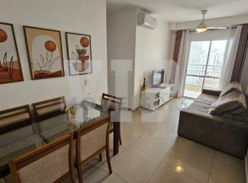 Apartamento · 63m² · 2 Quartos · 1 Vaga · Apartamento 2 dormitórios mobiliado para locação no Acqua Play em Santos/SP