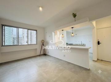 Apartamento · 60m² · 1 Quarto · 1 Vaga · Apartamento à venda em Santos (Embaré) – 1 suíte, 60m², portaria 24h