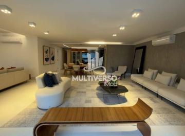 Apartamento · 320m² · 4 Quartos · 4 Vagas · Apartamento à venda no Boqueirão (Santos/SP) – 4 suítes, frente, 320m² | Porcelanato | Portaria 24h