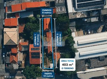 Terreno · 175m² · Terreno Residencial à Venda, 403m² - Vila Alpina, São Paulo/SP. 