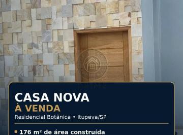 Casa · 176m² · 3 Quartos · 2 Vagas · Casa A venda no Residencial Botânica em Itupeva - Oportunidade