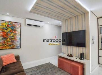 Sala  · Apartamento com 2 dormitórios à venda, 84 m² por R$ 979.000,00 - Parque Bandeirante - Santo André/SP