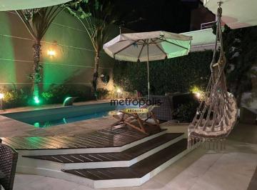 Piscina · Sobrado com 3 dormitórios à venda, 202 m² por R$ 1.900.000,00 - Parque dos Pássaros - São Bernardo d