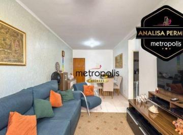 Sala · Apartamento com 2 dormitórios à venda, 85 m² por R$ 520.000,00 - Nova Gerti - São Caetano do Sul/SP