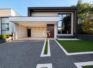 Foto 01 · Belíssima casa térrea moderna à venda em condomínio na cidade de Valinhos-SP, bairro Roncáglia!