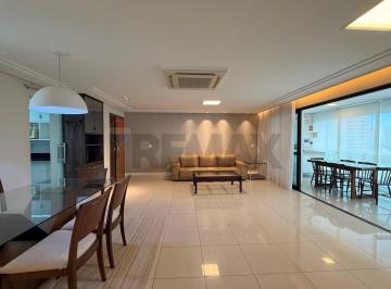 Apartamento · 142m² · 3 Quartos · 3 Vagas · Apartamento 142m² no Le Parc Residential Resort com Varanda Gourmet, 3 suítes - Mobiliado – Salvador