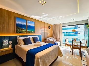 Apartamento · 30m² · 1 Quarto · 1 Vaga · Studio de 30m² com mobiliário de alto padrão, vista mar e localização estratégica em Armação - Art S