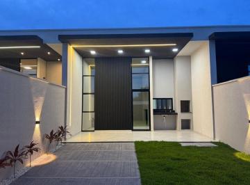Casa de 3 quartos, Fortaleza · Casa Plana Moderna com 3 Suítes, 3 vagas de garagem, Área Gourmet e Quintal na Sapiranga – Fortaleza