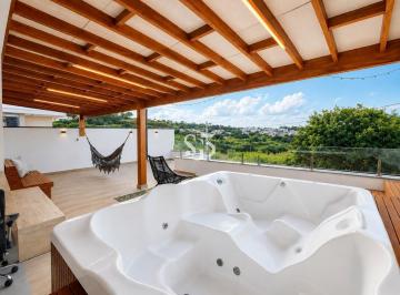 Foto 01 · Casa térrea contemporânea em residencial na cidade de Valinhos. Mobiliada, amplo espaço gourmet com