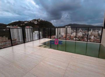 1843a836dc336090c20befb1da4fb07a67647121 · Cobertura com 3 dormitórios à venda, 160 m² por R$ 2.800.000 - José Menino - Santos/SP