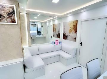 c06892e85d2f6d9542674ab4cf34a4fe8e4aa9e6 · Lindo Flat reformado, andar alto, no Centro de São Vicente