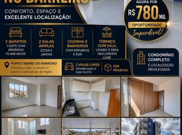 Apartamento de 3 quartos, Belo Horizonte · Exclusividade e Amplitude: Cobertura de 218m² no Coração do Barreiro
