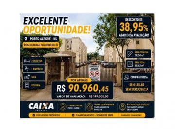 Apartamento de 2 quartos, Porto Alegre · Rubem Berta, Jd. Leopoldina, Residencial Figueiredo ll, Porto Alegre RS