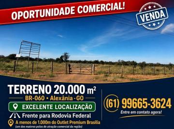 Terreno , Alexânia · Terreno 20.000m² na BR-060 em Alexânia - Excelente Oportunidade Comercial!