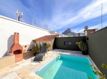 Apartamento · 224m² · 4 Quartos · 2 Vagas · 
                                BACB4939 | Cobertura à venda no Leblon. Vista mar, Cristo e Morro D