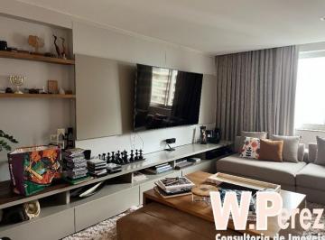 Foto 03 · ITAIM BIBI - LOCAÇÃO - MOBILIADO - Reformado, andar alto, claro, 151,50 m² úteis, 3 stes, cozinha ab