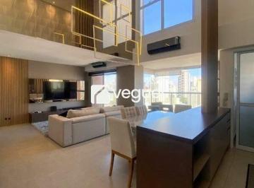 Apartamento · 84m² · 1 Quarto · 2 Vagas · Apartamento mobiliado de 84m² com 1 quarto, sendo uma 1 suíte para alugar no bairro Cambuí, Campinas