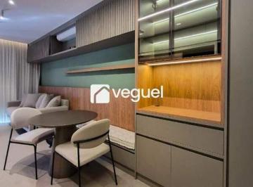 Apartamento · 42m² · 1 Quarto · 1 Vaga · Apartamento mobiliado de 42m² com 1 suíte para alugar no bairro Cambuí, Campinas/SP