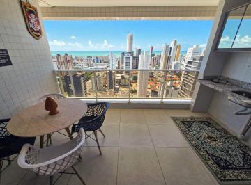 Apartamento · 121m² · 3 Quartos · 2 Vagas · Apartamento à venda, 3 quartos, 2 suítes, 2 vagas, Manaíra - João Pessoa/PB