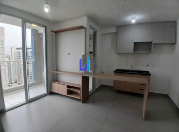 Apartamento · 41m² · 2 Quartos · 1 Vaga · Apartamento para locação com varanda, vista livre e planejados no 19º andar - Bairro Jardim