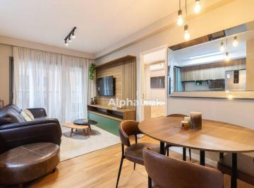 8f8460bde6f1c69ce7512dfc1b9a30690b3ef8a6 · Apartamento com 1 dormitório, 52 m² - venda por R$ 1.080.000,00 ou aluguel por R$ 7.262,00/mês - Alp