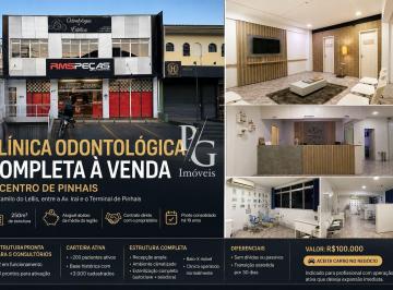 Comercial · 250m² · CLÍNICA ODONTOLÓGICA COMPLETA À VENDA – CENTRO DE PINHAIS - APENAS 100 mil R$ - Estrutura pronta pa