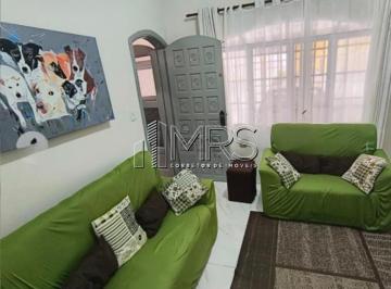 Casa · 101m² · 2 Quartos · 2 Vagas · Espaçosa Casa Geminada à Venda no Imperador, Praia Grande - 2 Quartos