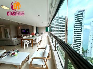 Apartamento · 190m² · 4 Quartos · 3 Vagas · Vendo Apartamento exclusivo vista mar com 190m² com 4 suítes completas, 3 vagas, 01 depósito - Corre