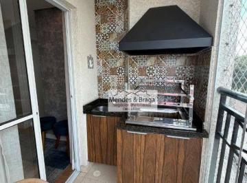 b251fd77575816a35e62cfb8510b6d7c0c379431 · Apartamento com 2 dormitórios para alugar, 52 m² por R$ 2.693,73/mês - Ponte Grande - Guarulhos/SP
