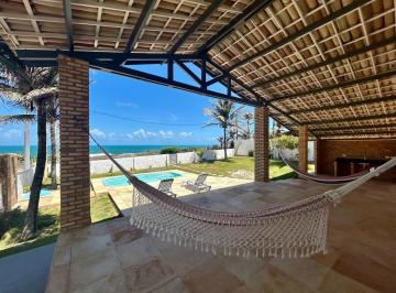 Casa · 374m² · 4 Quartos · 4 Vagas · Casa de Praia Frente Mar à venda na Praia das Fontes, Beberibe
