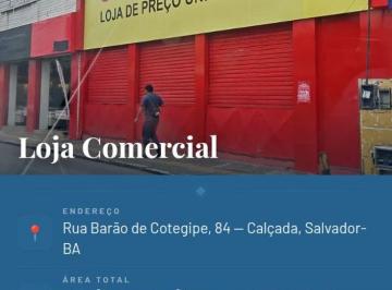 Comercial , Salvador · Alugo Loja Comercial 130 m² na calçada, SSA- BA, EXCELENTE LOCALIZAÇÃO, próximo das principais vias,