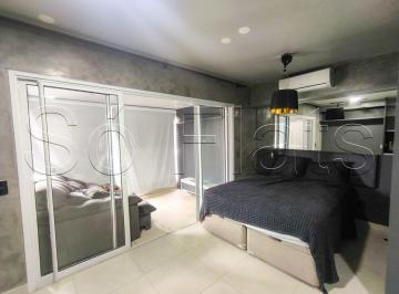 Apartamento · 37m² · 1 Quarto · 1 Vaga · Studio 37m² Mobiliado c/ Varanda | Jardins | London SP | Metrô e Av. Paulista