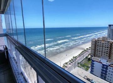 Apartamento de 2 quartos, Mongaguá · Apartamento Vista Mar Definitiva com Varanda Gourmet em Mongaguá