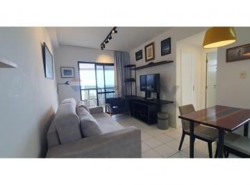 Apartamento · 48m² · 1 Quarto · 1 Vaga · Apartamento mobiliado para locação com vista mar e infraestrutura completa