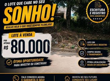 Terreno · 360m² · Terreno Lote em Bandeirante, São Joaquim de Bicas/MG