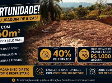 Terreno · 360m² · OPORTUNIDADE EM SÃO JOAQUIM DE BICAS!