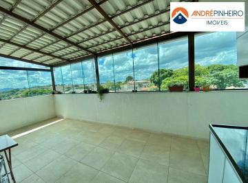 Apartamento · 101m² · 2 Quartos · 1 Vaga · Cobertura de 2 Quartos com Espaço Gourmet e Churrasqueira no Mantiqueira (Venda Nova)