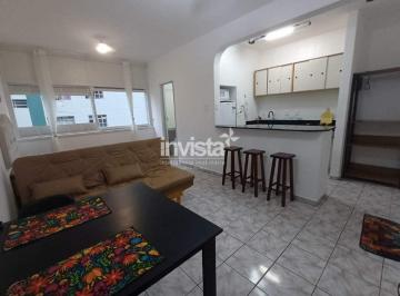 Apartamento · 40m² · 1 Quarto · 1 Vaga · SALA LIVING MOBILIADA NO CORAÇÃO DO GONZAGA – 1 QUADRA DA PRAIA