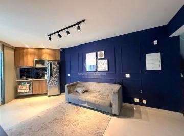 Apartamento · 100m² · 1 Quarto · 1 Vaga · Cobertura/Flat na Pompeia Santos Vista Mar