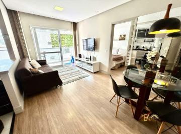 Apartamento · 57m² · 1 Quarto · 1 Vaga · Maravilhoso apartamento mobiliado, pronto para morar ou renda de locação!